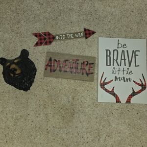 Rustic Adventure Wall Decor Set